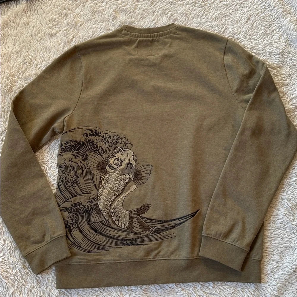 Blind Rooster Men's Olive Green sweatshirt size M